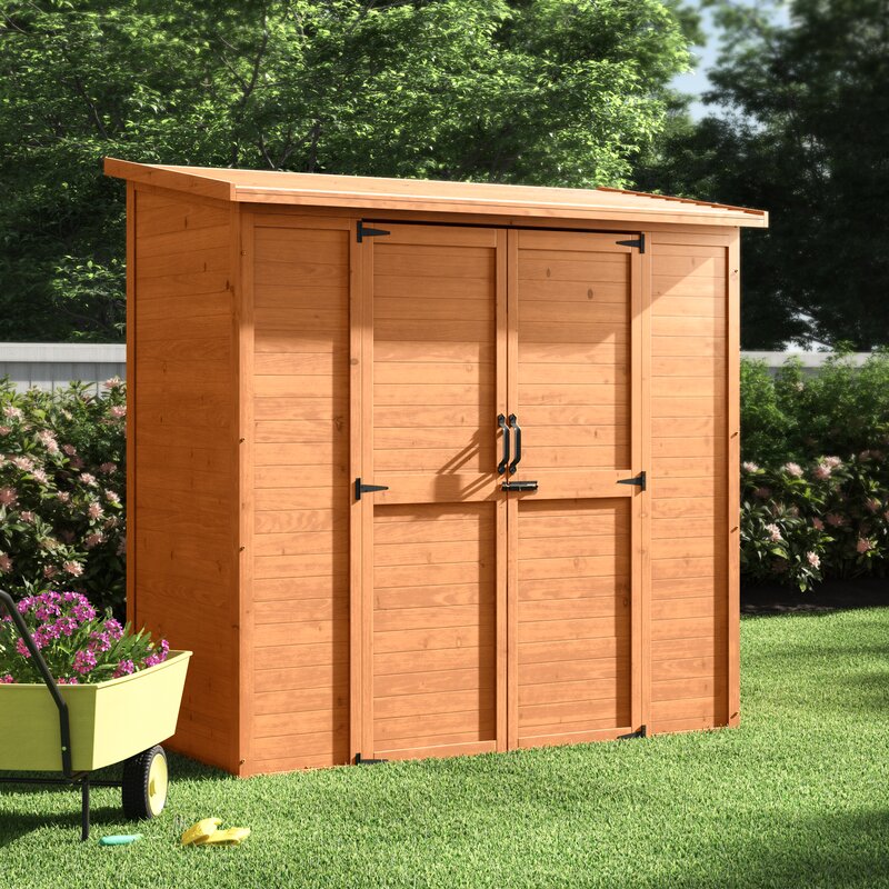 Leisure Season 6 ft. W x 3 ft. D Wooden Lean-To Tool Shed 